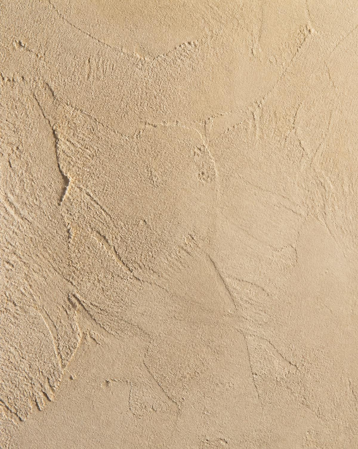 Detail van een handgemaakte minerale afwerking